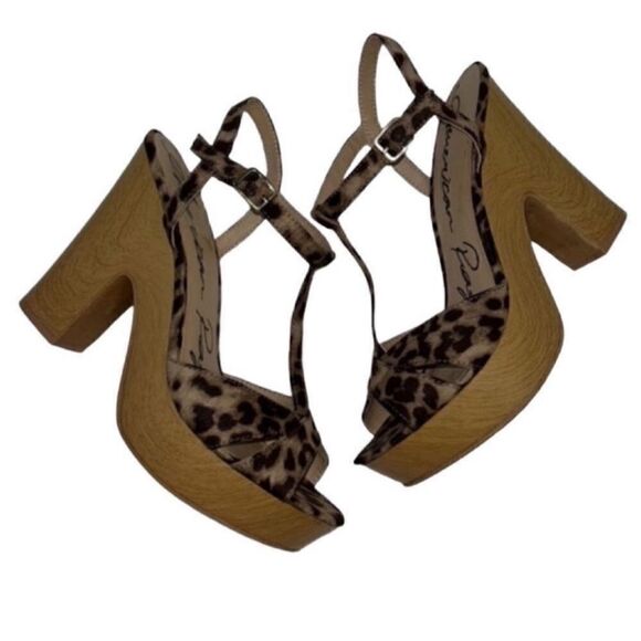 American Rag Platform Leopard Print Heels(Size 9.5M) - Picture 3 of 7